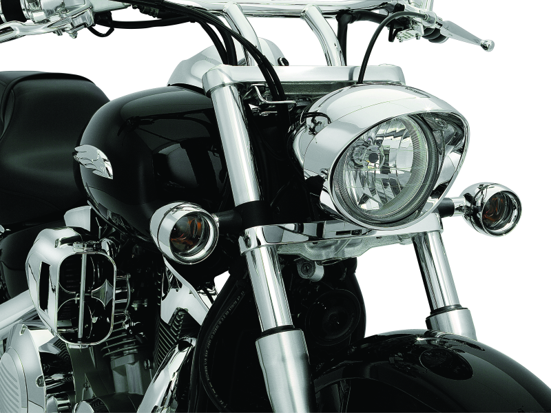 
                      
                        Kuryakyn Deep Dish Bezels With Smoke Lenses Red Light
                      
                    
