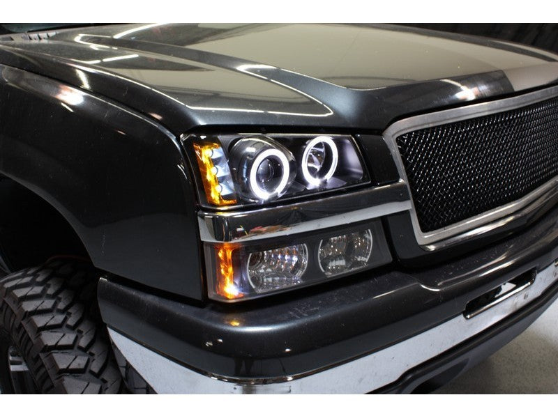 
                      
                        Spyder Chevy Silverado 1500 03-06 Projector LED Halo LED Amber Reflctr Blk PRO-YD-CS03-AM-BK
                      
                    