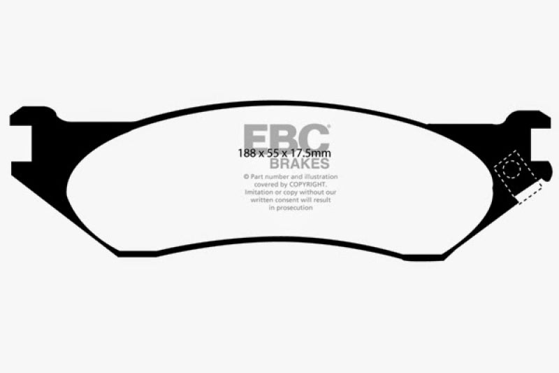 
                      
                        EBC 00-01 Dodge Ram 1500 (4WD) Pick-up 3.9 Extra Duty Front Brake Pads
                      
                    
