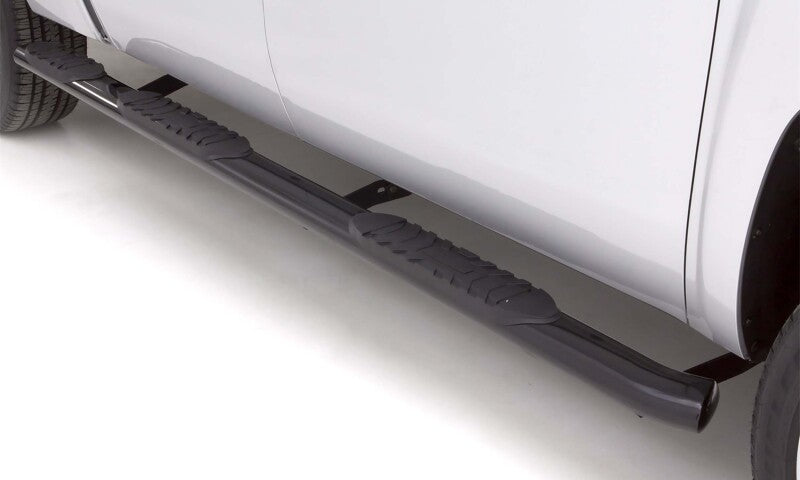 Lund 2019 Chevy Silverado 1500 CC (5.5in Bed Rocker Panel) 5in. Oval WTW Steel Nerf Bars - Black