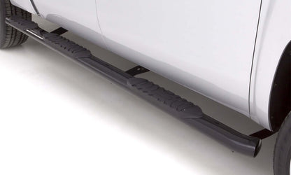 Lund 2019 Chevy Silverado 1500 CC (5.5in Bed Rocker Panel) 5in. Oval WTW Steel Nerf Bars - Black