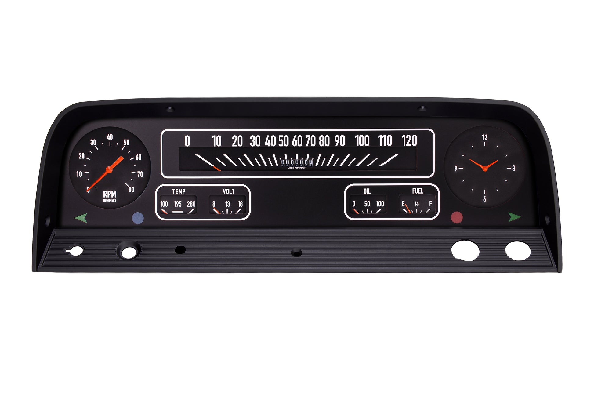 Classic Instruments Classic Truck Package - Black | Classic Instruments