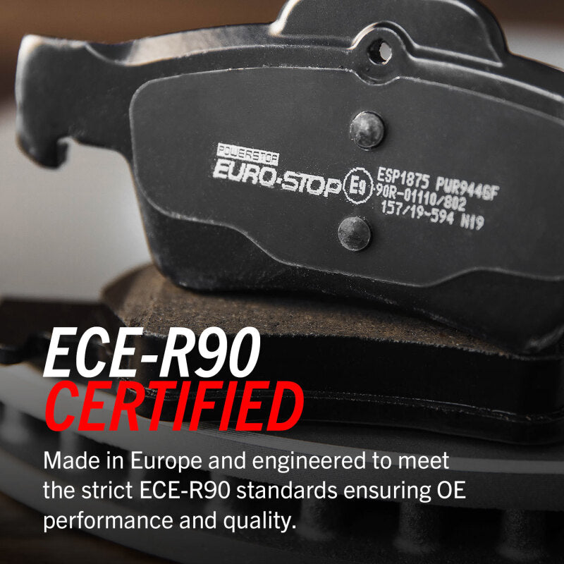
                      
                        Power Stop 00-05 Volkswagen Jetta Euro-Stop ECE-R90 Front Brake Pads
                      
                    