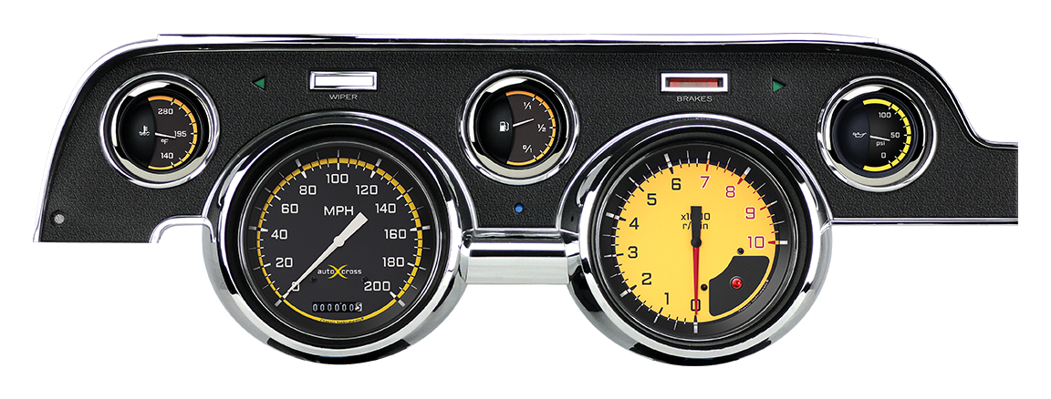 Classic Instruments Autocross Yellow Package | Classic Instruments