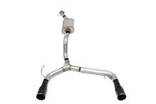 Corsa 21-25 Ford Bronco 2.3L 2-Door 2.75in Cat-Back Dual Rear Exhaust w/ 4in Straight-Cut Black Tips