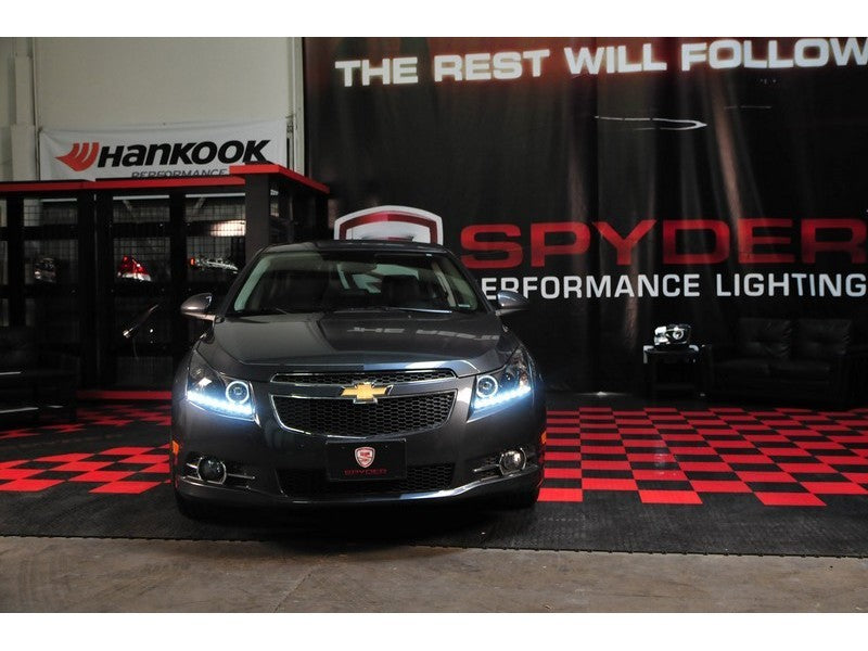 
                      
                        Spyder Chevy Cruze 11-14 Projector Headlights LED Halo -DRL Blk High H1 Low H7 PRO-YD-CCRZ11-DRL-BK
                      
                    