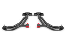 BMR Suspension 05-14 Ford Mustang Lower A-Arms - Black Hammertone - Non-Adjustable