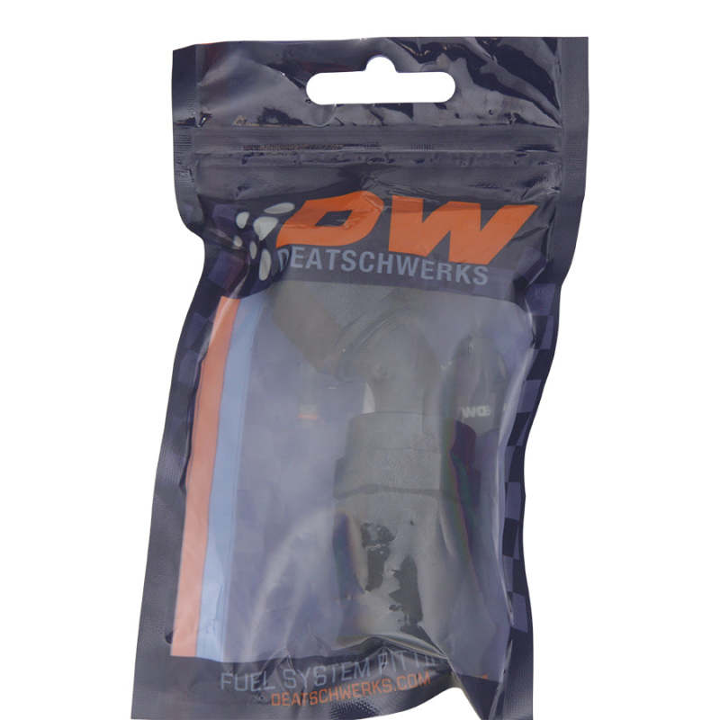 
                      
                        DeatschWerks 10AN Female Swivel 45-Degree Hose End PTFE (Incl Olive Insert) - Anodized Matte Black
                      
                    