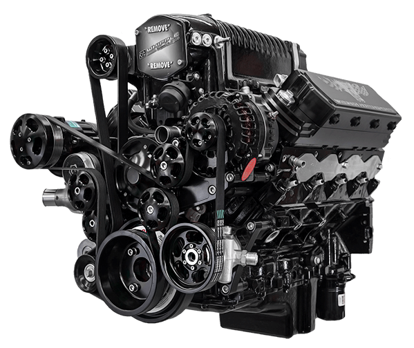 Wegner Front Drive Kit (LS) - Whipple 2.9L Corvette Offset