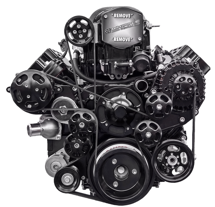 Wegner Front Drive Kit (LS) - Whipple 2.9L Corvette Offset