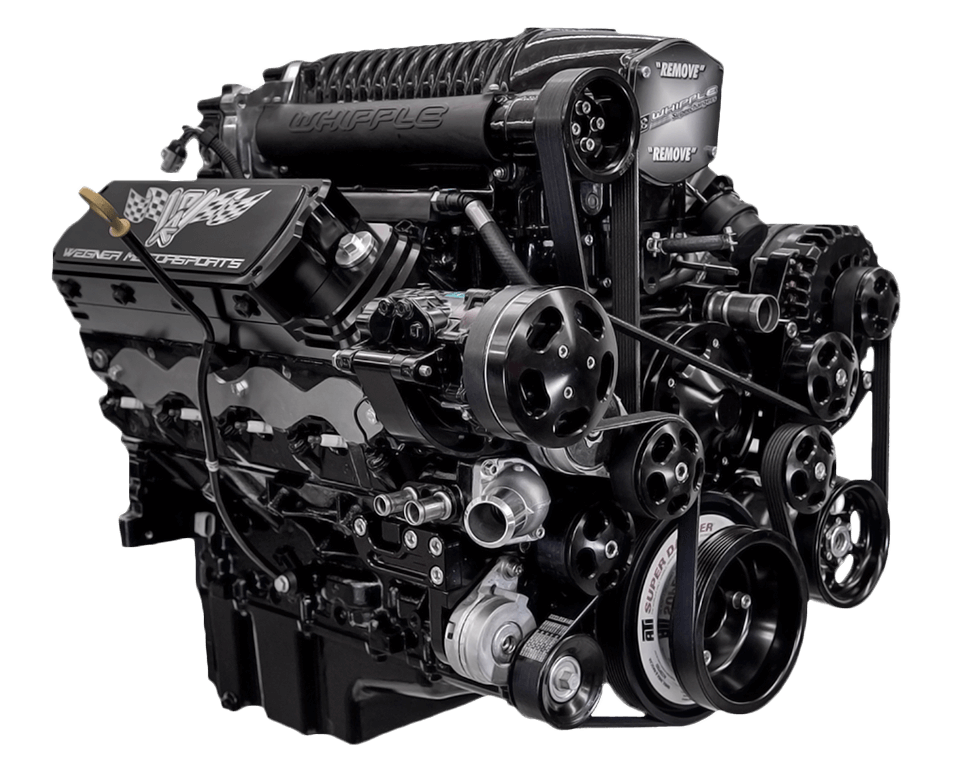 Wegner Front Drive Kit (LS) - Whipple 2.9L Corvette Offset