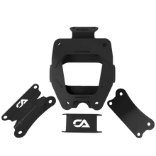 Front Double Shear Gusset Kit for Can-Am Maverick X3 by CA Tech, Black