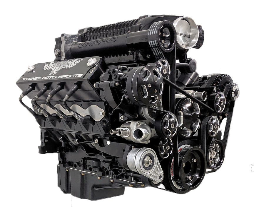 Wegner Front Drive Kit (LS) - Whipple 4.5L Camaro Offset