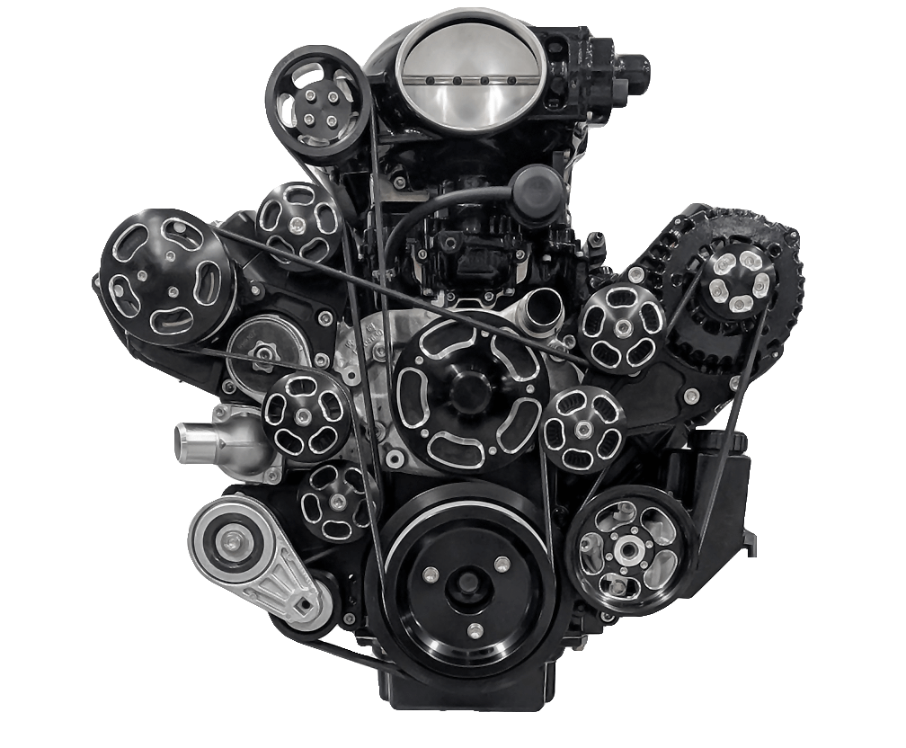 Wegner Front Drive Kit (LS) - Whipple 4.5L Camaro Offset