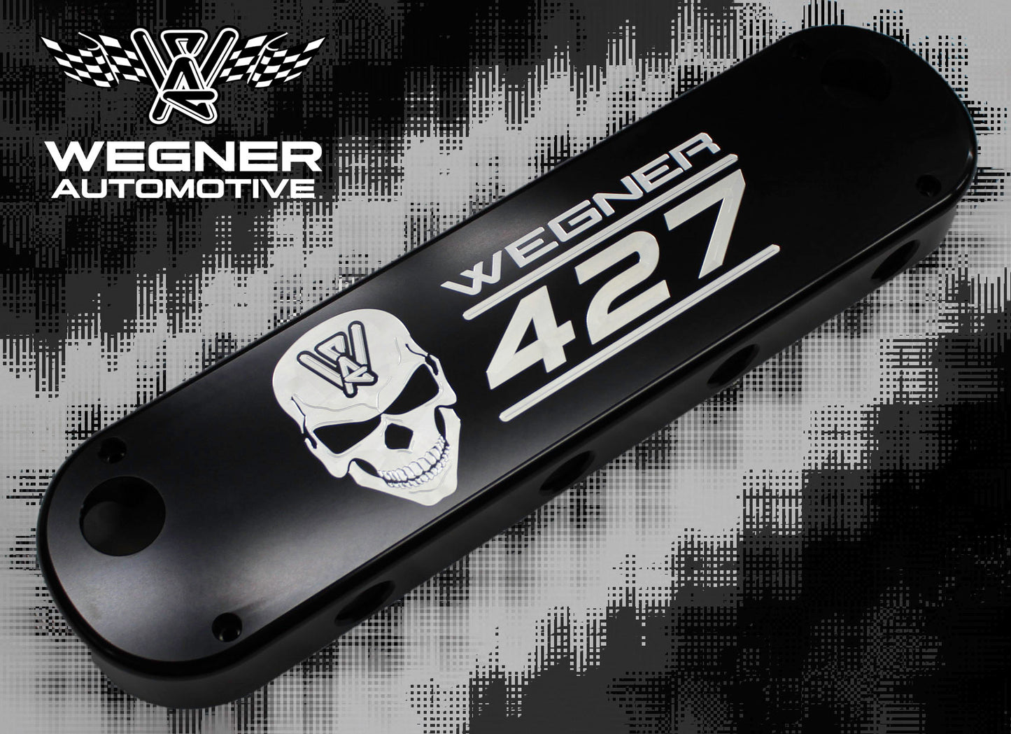 Wegner Automotive Hidden Coils Valve Covers - Rounded (LS)