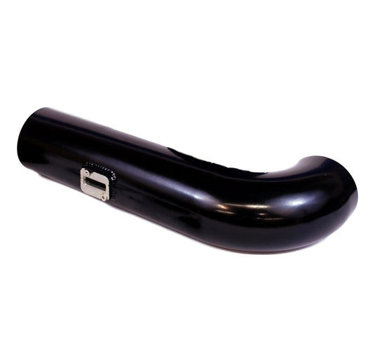West Bend Dyno Universal Cold Air Intake Tube with welded MAF bung installed in a custom LS engine bay.