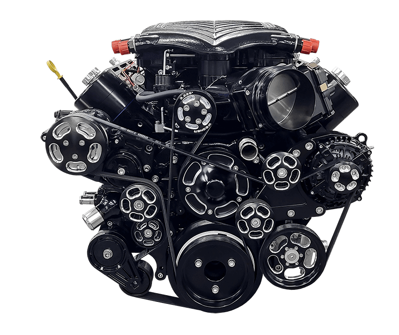 Wegner Front Drive Kit (LS) - Whipple 3.0L Inv Camaro Offset