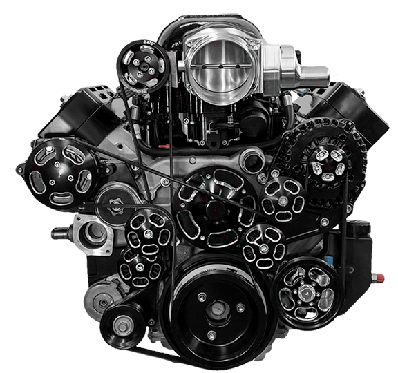 Wegner Front Drive Kit (LS) - Whipple 2.9L Corvette Offset