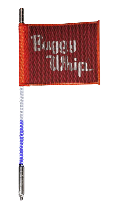 Buggy Whip 4' & 6' Bright Visibility Quick-Release LED Whip Lights