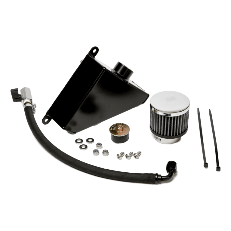 Universal Oil Catch Can – Black – West Bend Dyno