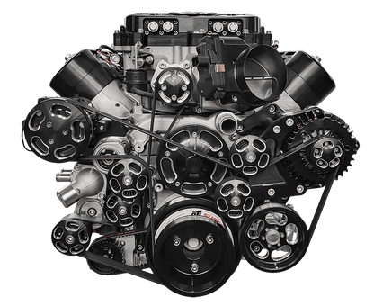 Wegner Front Drive Kit (LS) - Harrop 2650i Corvette Offset