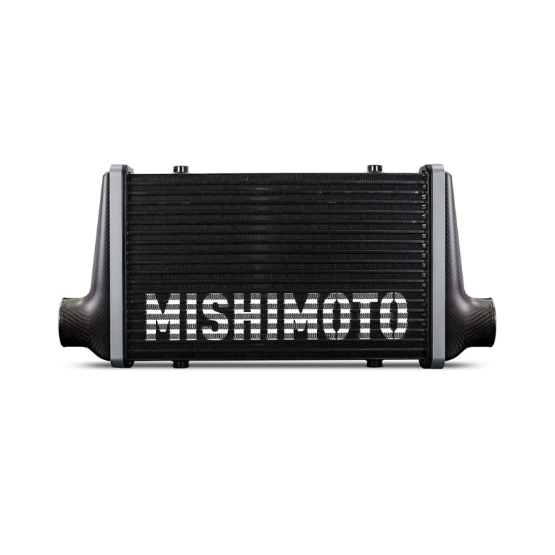 
                      
                        Mishimoto Universal Carbon Fiber Intercooler - Gloss Tanks - 450mm Gold Core - C-Flow - GR V-Band
                      
                    