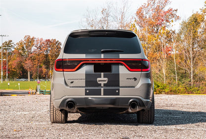Corsa 2021-2025 Dodge Durango SRT Hellcat Cat-Back 2.75in Dual Rear Exit Xtreme 4.5in Black PVDTips