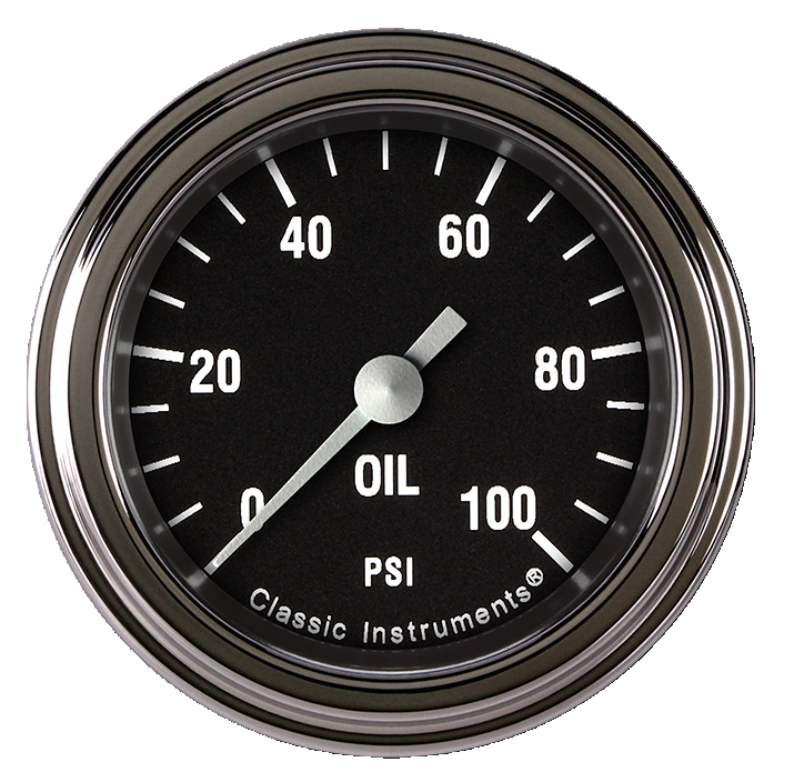 Classic Instruments Hot Rod 2-1/8" Oil Pressure Gauge | Classic Instruments