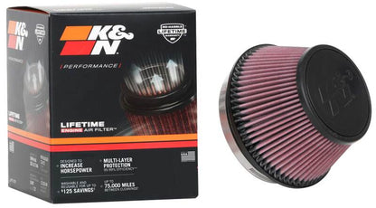 K&N Universal Clamp-On Air Filter 6in FLG / 7-1/2in B / 5-1/8in T / 4in H