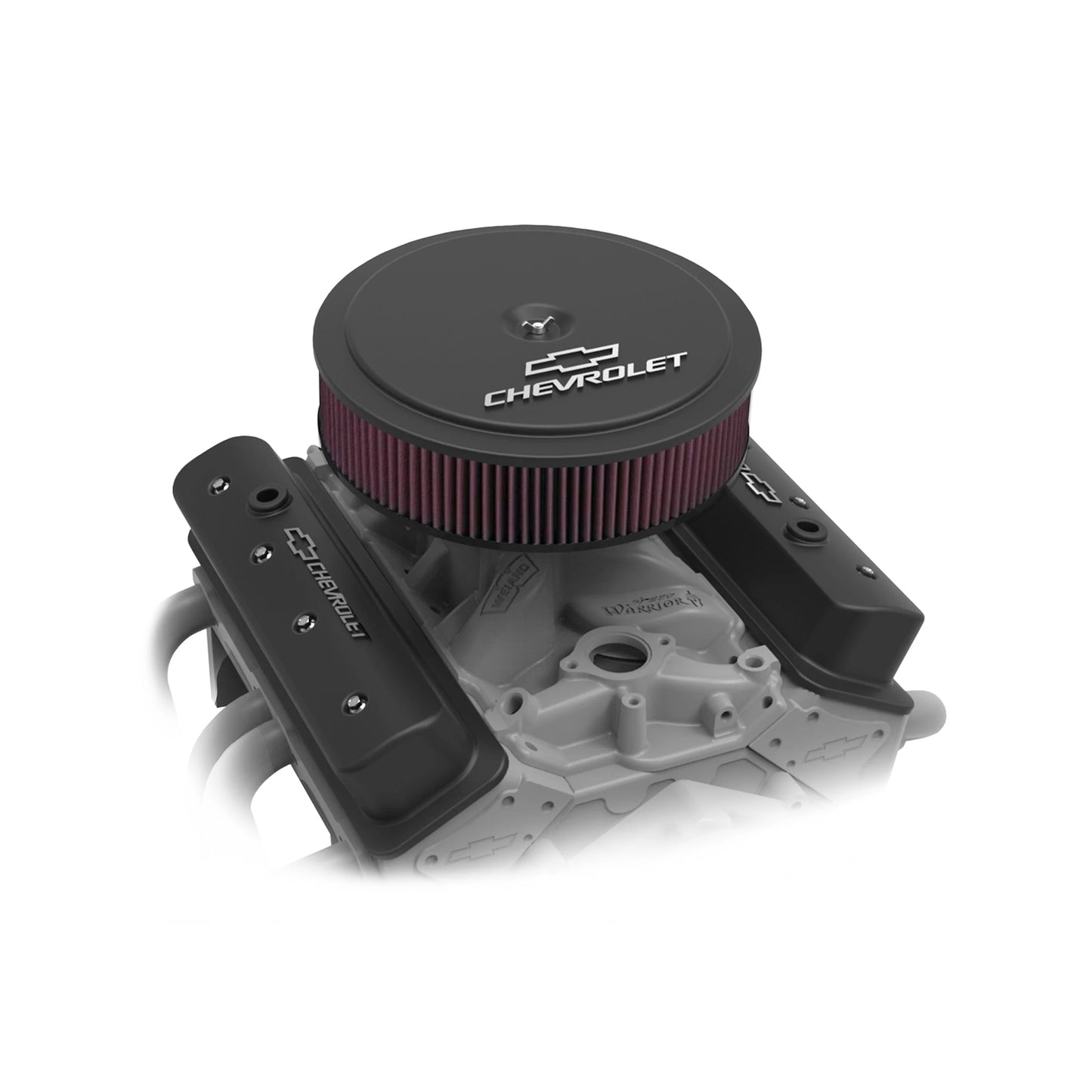 HOLLEY GM LICENSED VALVE COVER - MUSCLE SERIES - SBC - CENTER BOLT