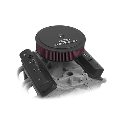 HOLLEY GM LICENSED VALVE COVER - MUSCLE SERIES - SBC - CENTER BOLT