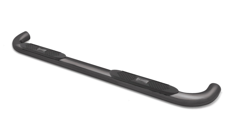 Lund 09-17 Dodge Ram 1500 Quad Cab 4in. Oval Curved Steel Nerf Bars - Black