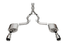 Corsa 24+ Ford MustangGT Sport Cat-Back Exhaust Sys. 3.0in Dual Rear Exit w/4.5in StraightCut Tips