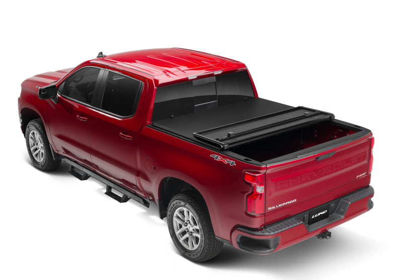 Lund 16-23 Toyota Tacoma (5ft. Bed) Hard Fold Tonneau Cover - Black