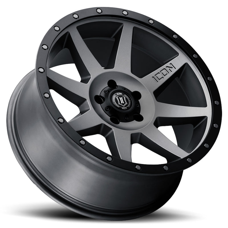 
                      
                        ICON Rebound 20x9 6x5.5 0mm Offset 5in BS Titanium Wheel
                      
                    
