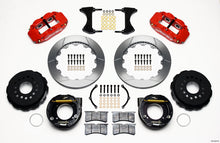 Wilwood Narrow Superlite 4R Rear P-Brk Kit 12.88in Red Ford 8.8 w/2.5in Offset-5 Lug