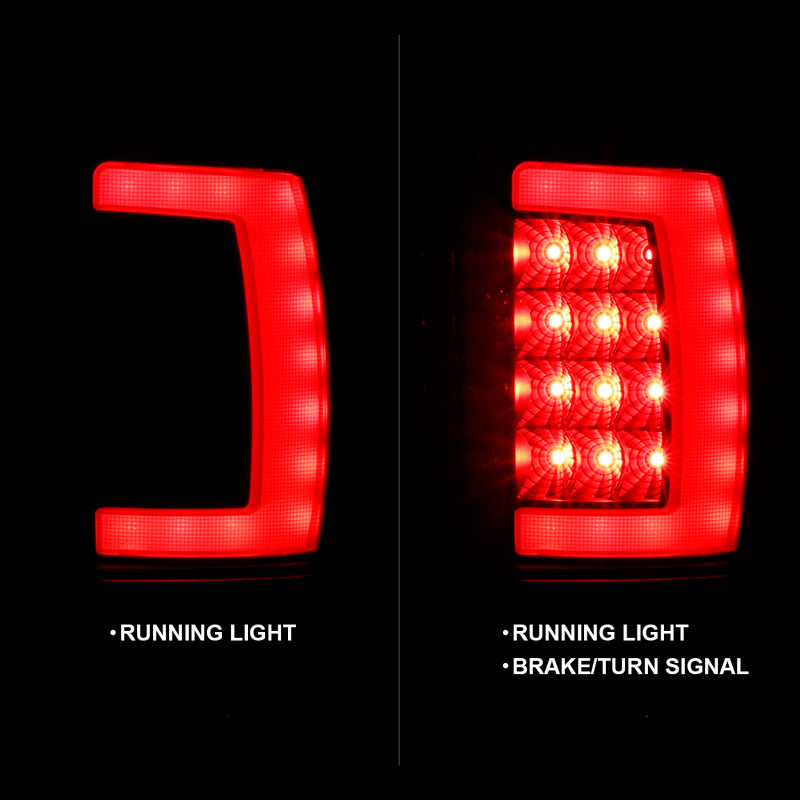 
                      
                        ANZO 1994-2001 Dodge Ram 1500 LED Taillights Plank Style Black w/Clear Lens
                      
                    