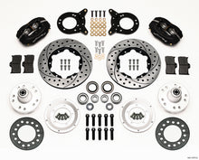Wilwood Forged Dynalite Front Kit 11.00in Drilled 1970-1973 Mustang Disc & Drum Spindle