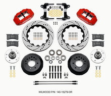 Wilwood Narrow Superlite 6R Front Hub Kit 14.00in Drill Red 82-92 Camaro//Firebird