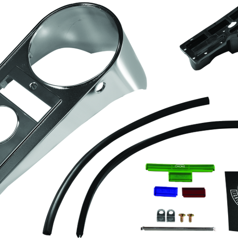 Bikers Choice 68-84FL 71-72 FX 80-86 FXWG 84-95 Softail Chrome Cast Dash Replaces H-D 71241-77T 91