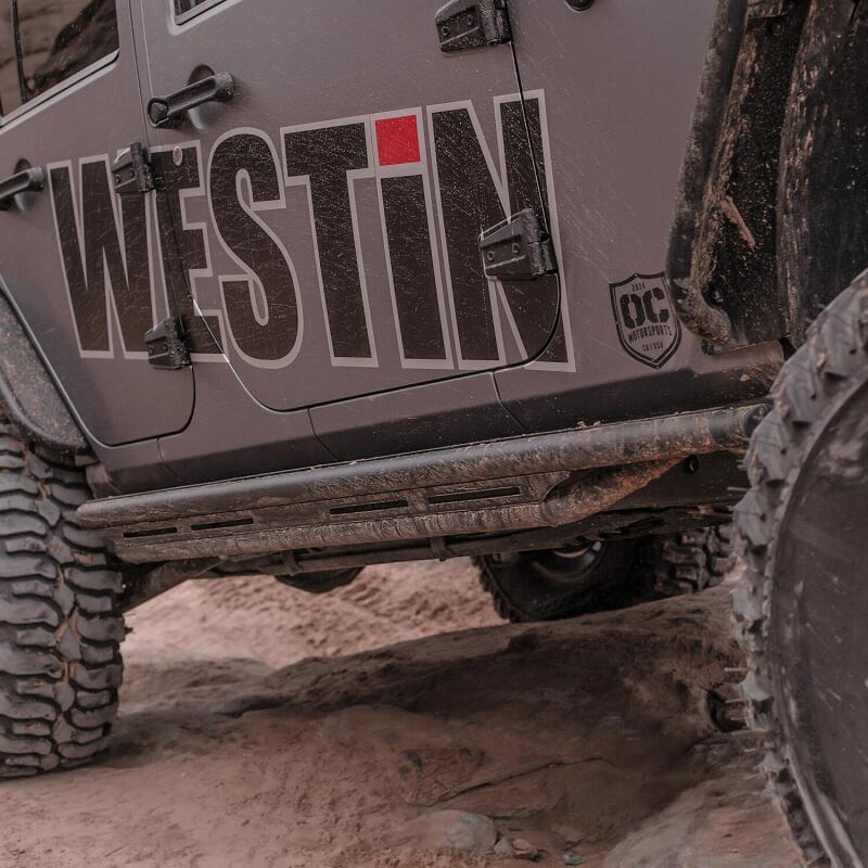 
                      
                        Westin/Snyper 07-17 Jeep Wrangler Unlimited Triple Tube Rock Rail Steps - Textured Black
                      
                    