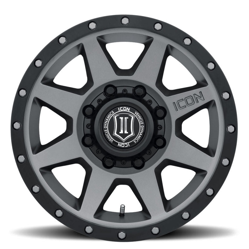 
                      
                        ICON Rebound 17x8.5 8x6.5 13mm Offset 5.25in BS 121.4mm Bore Titanium Wheel
                      
                    