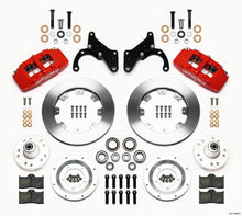 Wilwood Dynapro 6 Front Hub Kit 12.19in Red 69-70 Impala Drum/Disc 69-82 Vette