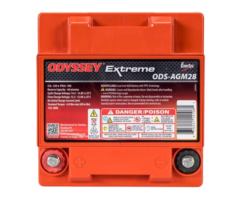 
                      
                        Odyssey Battery Powersport Extreme AGM Battery (PC925L)
                      
                    
