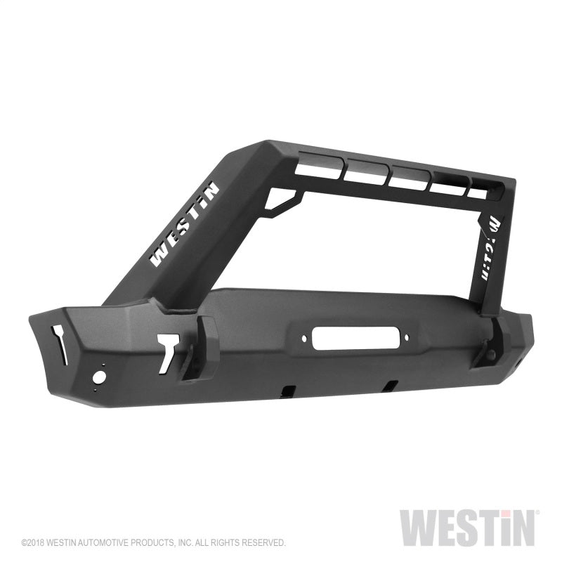 
                      
                        Westin 07-18 Jeep Wrangler JK WJ2 Stubby Front Bumper w/LED Lt Bar Mnt - Tex. Blk
                      
                    