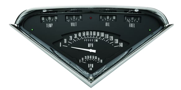 Classic Instruments Hot Rod Black Tach Force Package | Classic Instruments