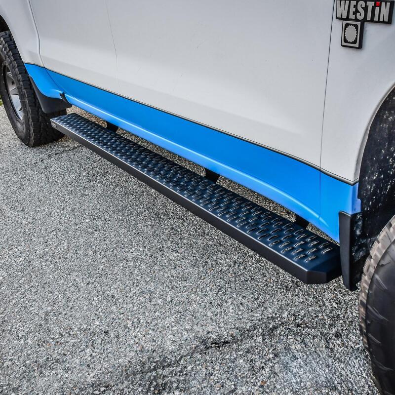 
                      
                        Westin Grate Steps Running Boards 90 in - Textured Black
                      
                    