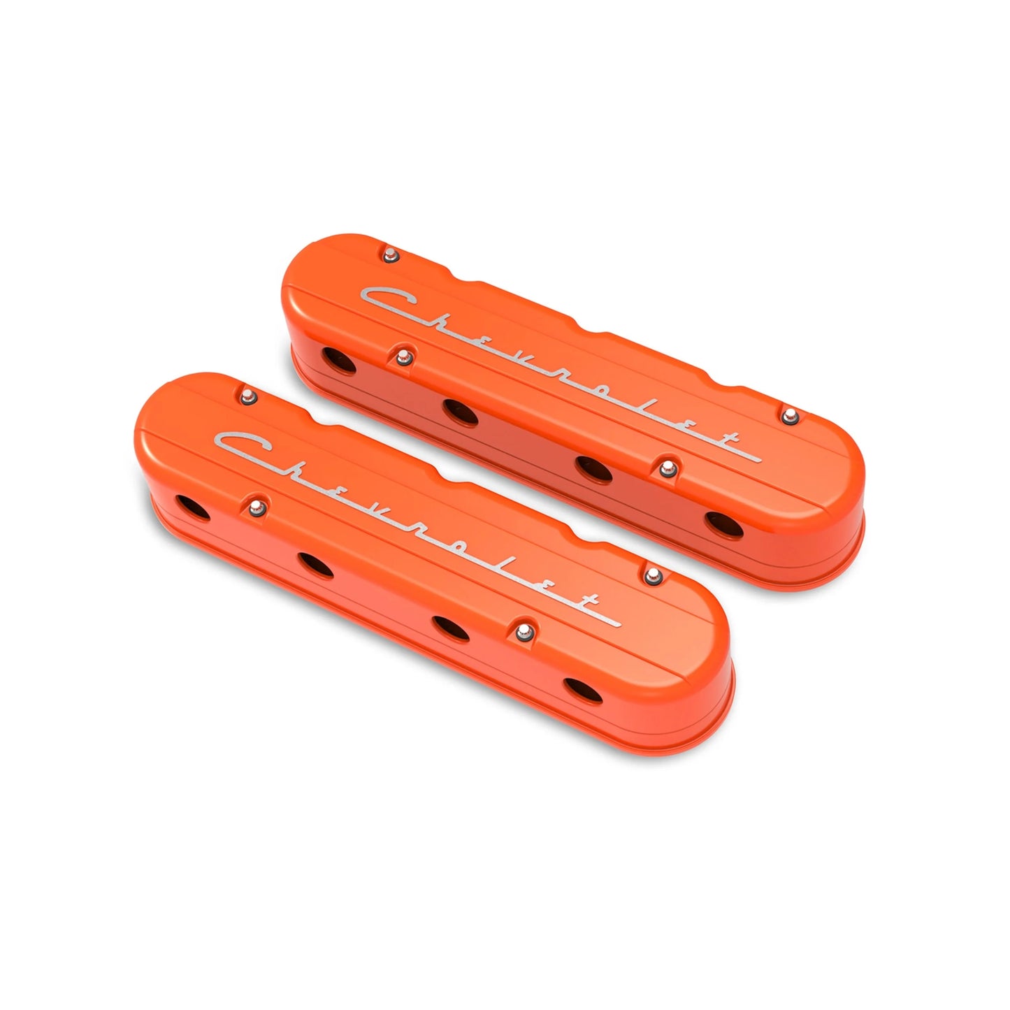 HOLLEY 2-PIECE "CHEVROLET" SCRIPT VALVE COVER - GEN III/IV LS