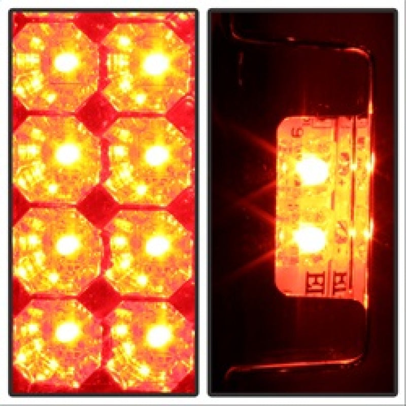 
                      
                        Spyder Ford F150 side 97-03/F250/350 Duty 99-07 LED Tail Lights Red Clear ALT-YD-FF15097-LED-RC
                      
                    