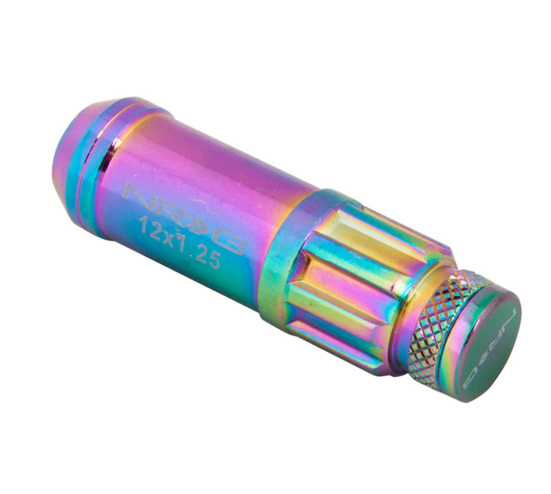 
                      
                        NRG 700 Series M12 X 1.25 Steel Lug Nut w/Dust Cap Cover Set 21 Pc w/Locks & Lock Socket - Neochrome
                      
                    